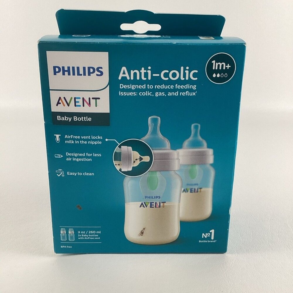 Philips Avent Baby Bottle Anti Colic Air Free Vent Infant Feeding Set New